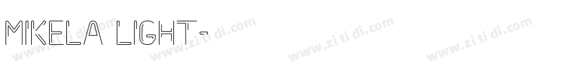 Mikela Light字体转换